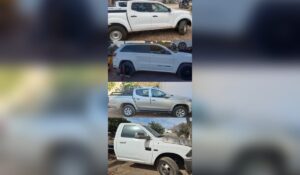 Vehículos asegurados en Culiacán y Navolato