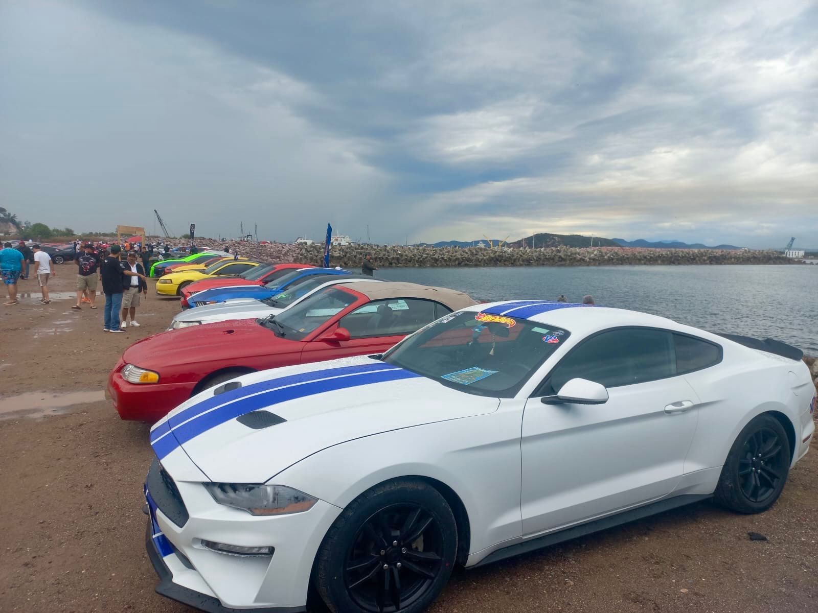 Celebran concentración de vehículos Mustang en Mazatlán