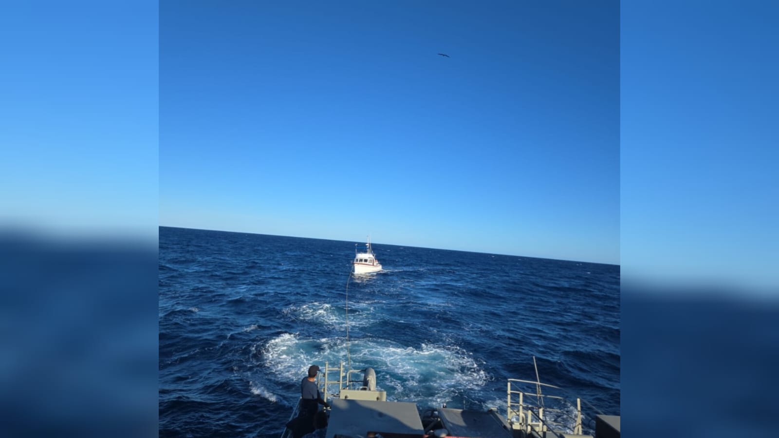 Yate rescatado por la Marina en Mazatlán