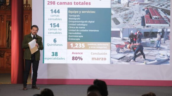 En 2026, se pondrán en operación 6 hospitales nuevo en 5 estados, anuncia el IMSS