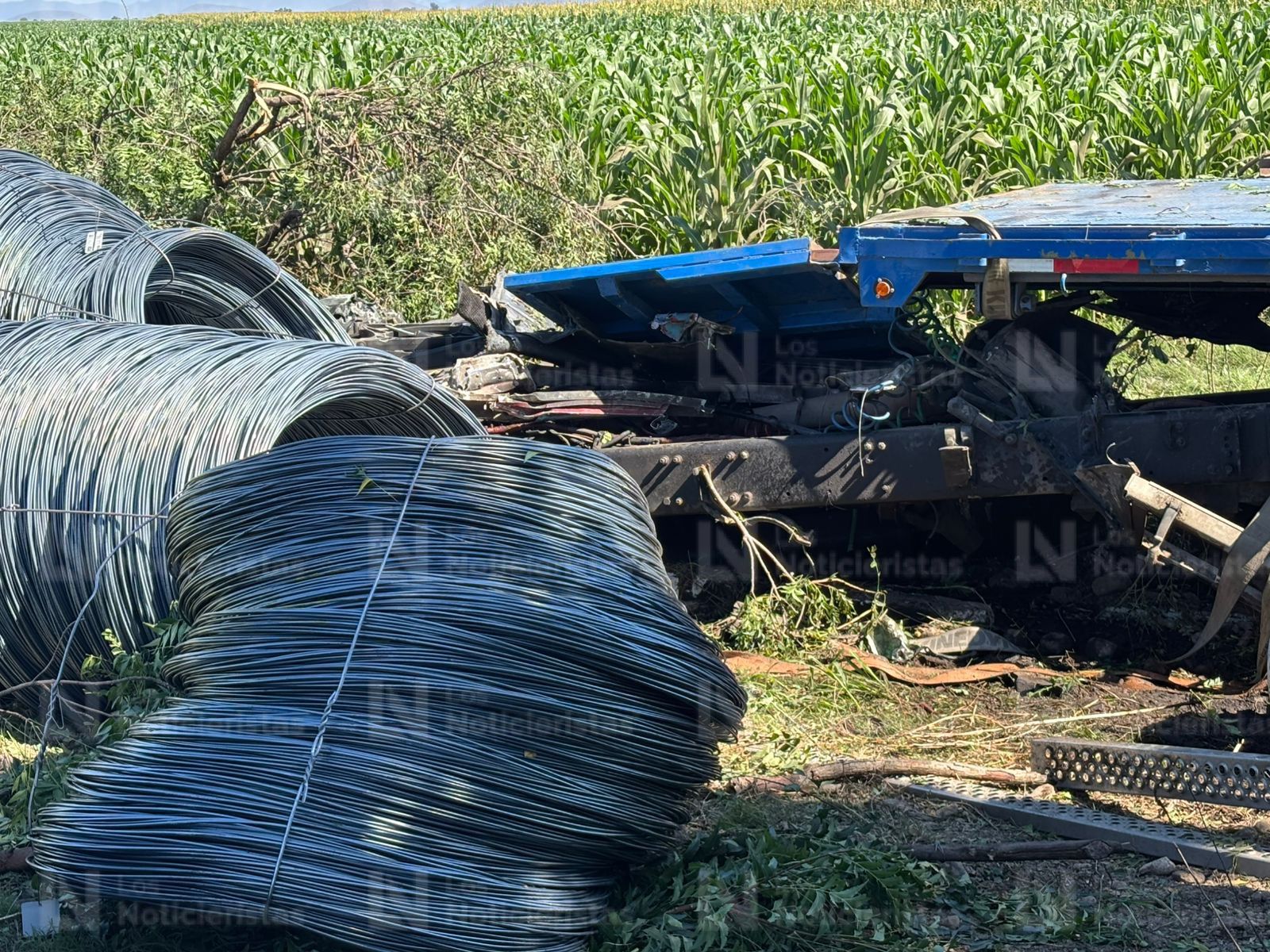 Accidente en la carretera Culiacán-Mazatlán a la altura de Pueblos Unidos