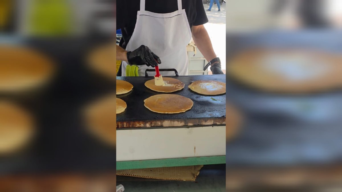 Abel conquista el paladar de los culichis con sus hot cakes sinaloa