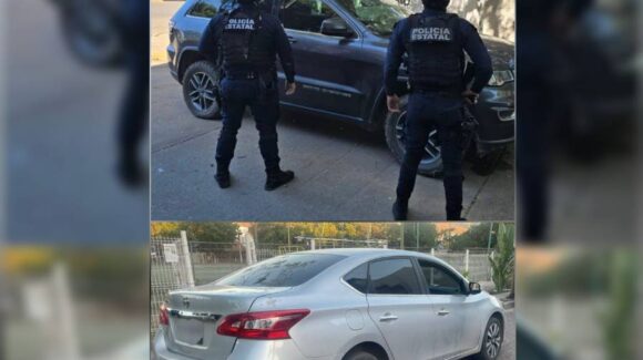 Recuperan dos carros robados en Culiacán, Sinaloa; uno de ellos fue despojado en Estados Unidos