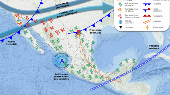 Clima Sinaloa hoy 17 de febrero | ¡Ya viene otro en camino! Frente frío No 36 arribará al noroeste de México entre miércoles y jueves