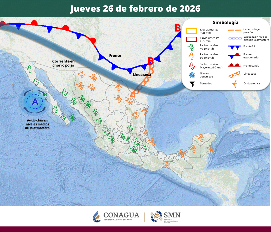 Clima en Sinaloa y México