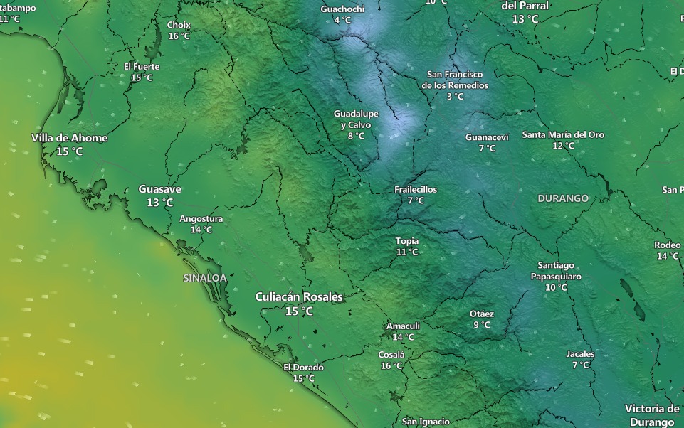 Clima en Sinaloa y México