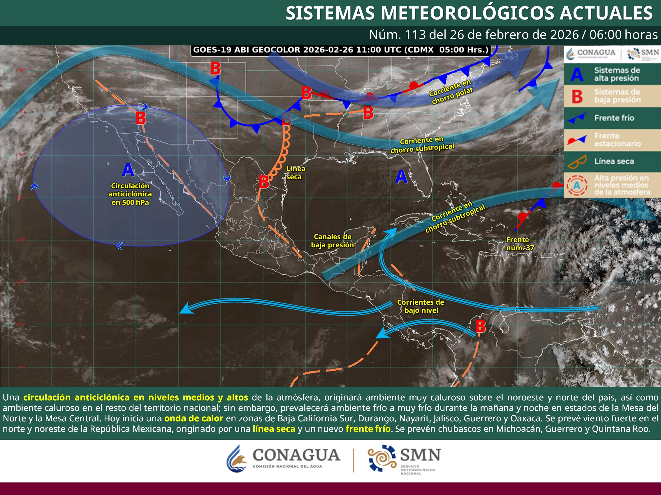 Clima en Sinaloa y México