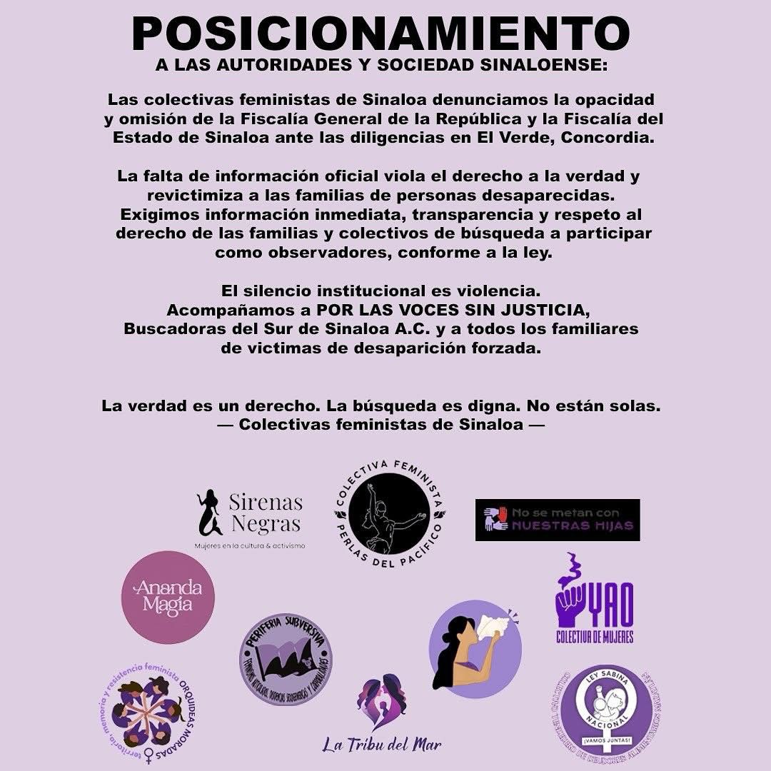 Comunicado de inconformidad sobre el caso de El Verde, Concordia
