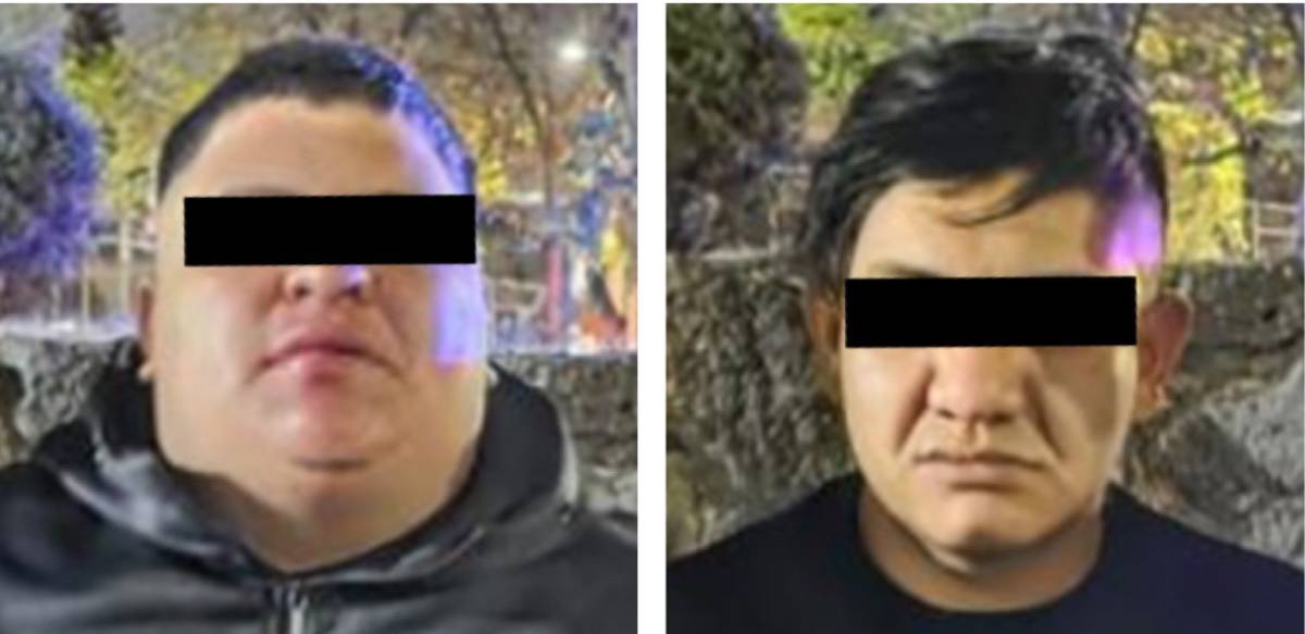 Detienen a dos presuntos extorsionadores en CDMX