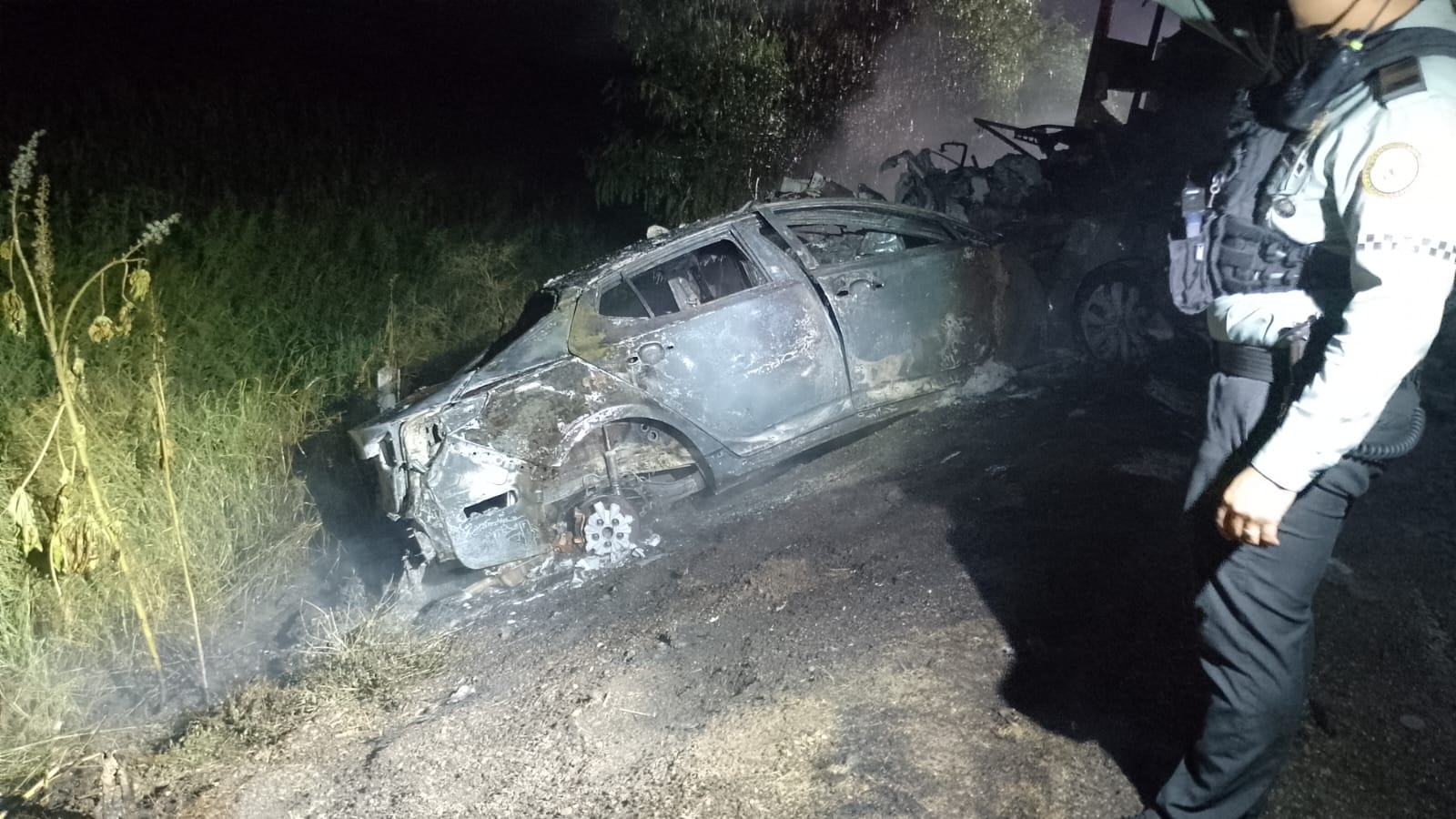 El accidente dejó no sola a una persona muerta, sino además calcinada