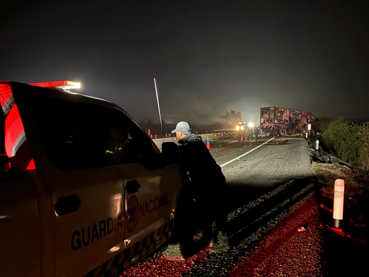 El accidente dejó no sola a una persona muerta, sino además calcinada