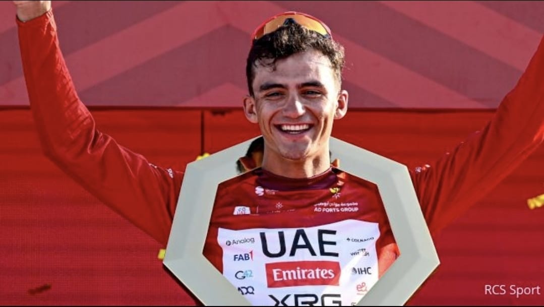 El ciclista mexicano Isaac del Toro firmó una actuación memorable