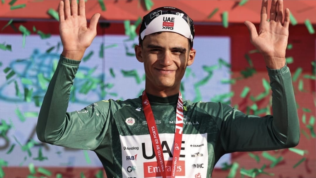 El ciclista mexicano Isaac del Toro firmó una actuación memorable