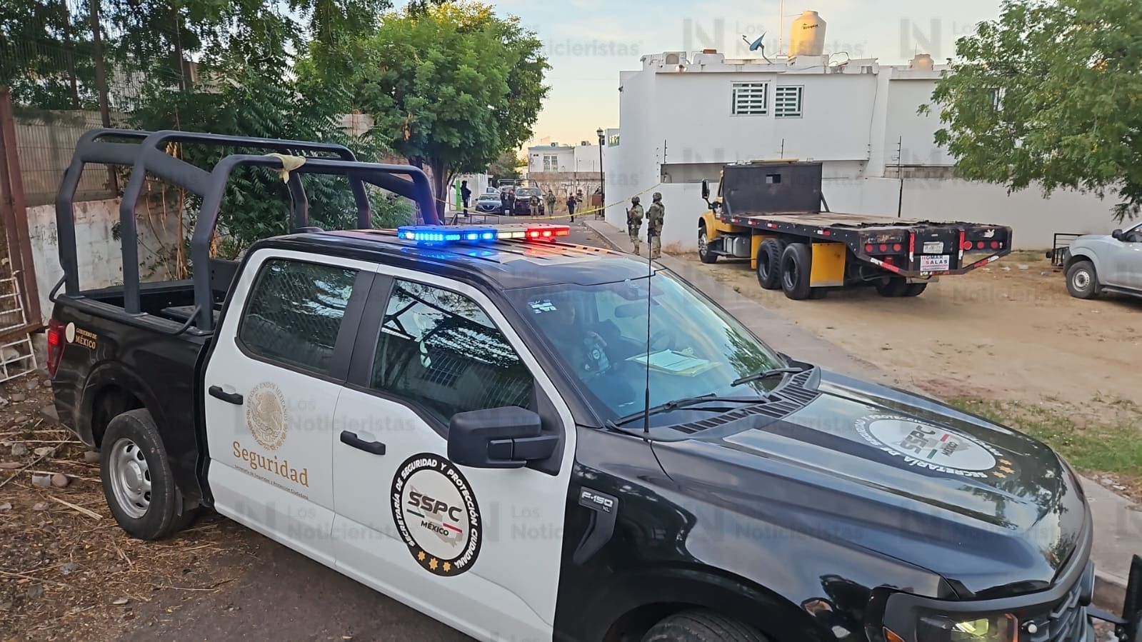 El domicilio de Homar Salas ya se encuentra resguardado por las autoridades