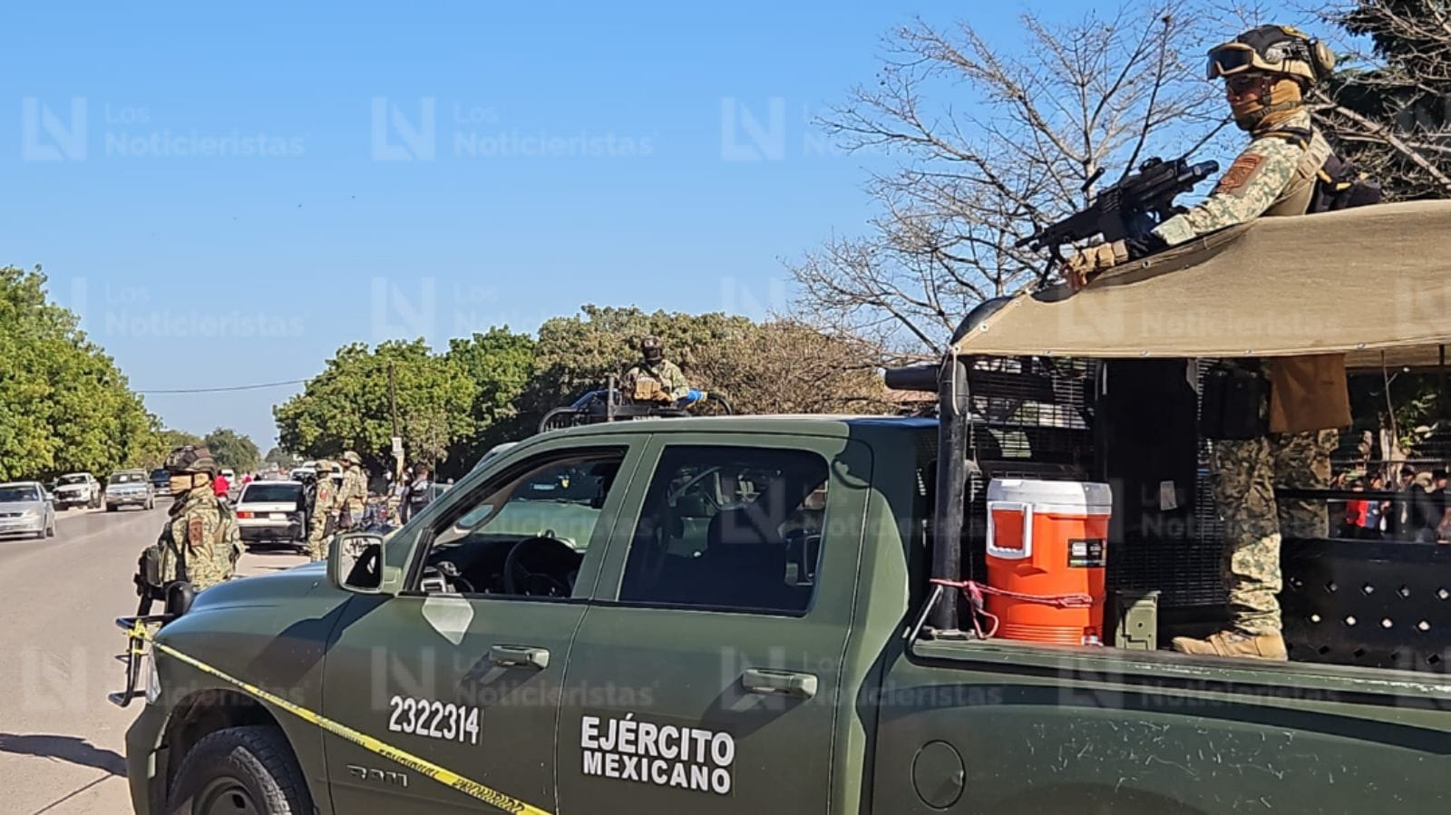Elementos del Ejército Mexicano se encargaron de atender el caso del doble homicidio