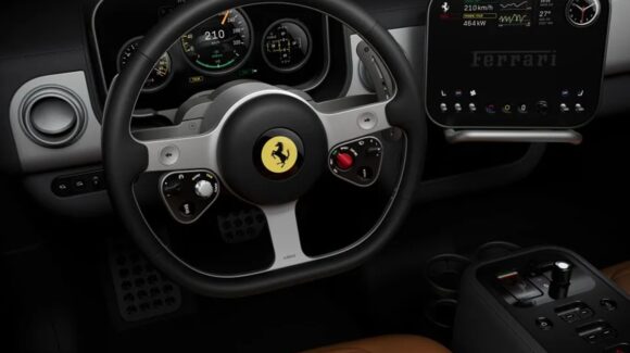 ¡Ferrari eléctrico! La marca italiana presenta primer vistazo al interior del auto
