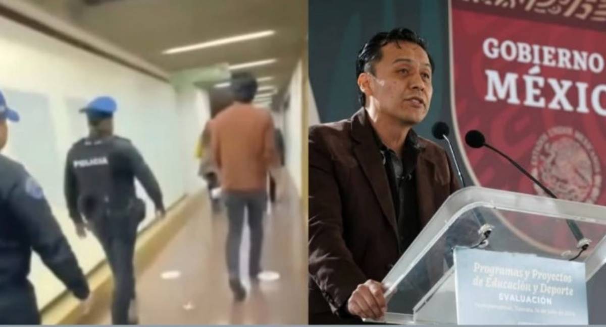 Intento de desalojo contra Marx Arriaga en oficinas de la SEP desata polémica