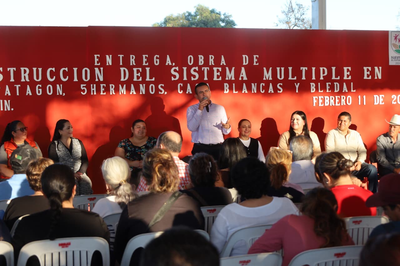 Jorge Rosario Bojórquez Berrelleza entregó la obra rehabilitada