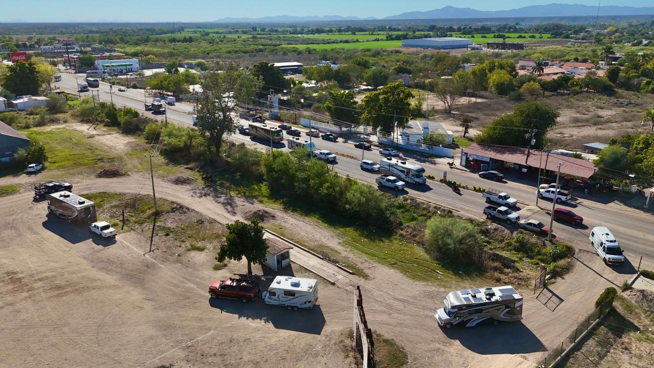 La caravana de estadounidenses planea disfrutar de la riqueza de la región