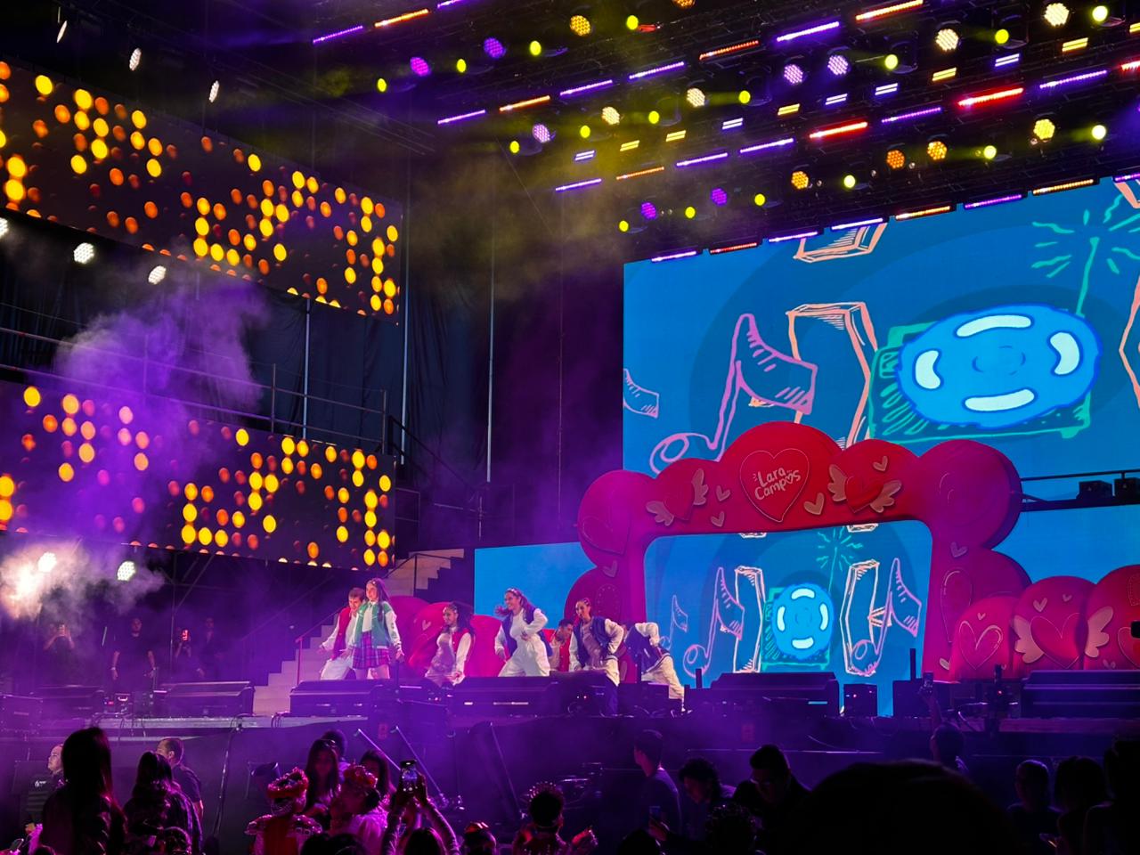 Lara Campos puso a bailar a todos los presentes