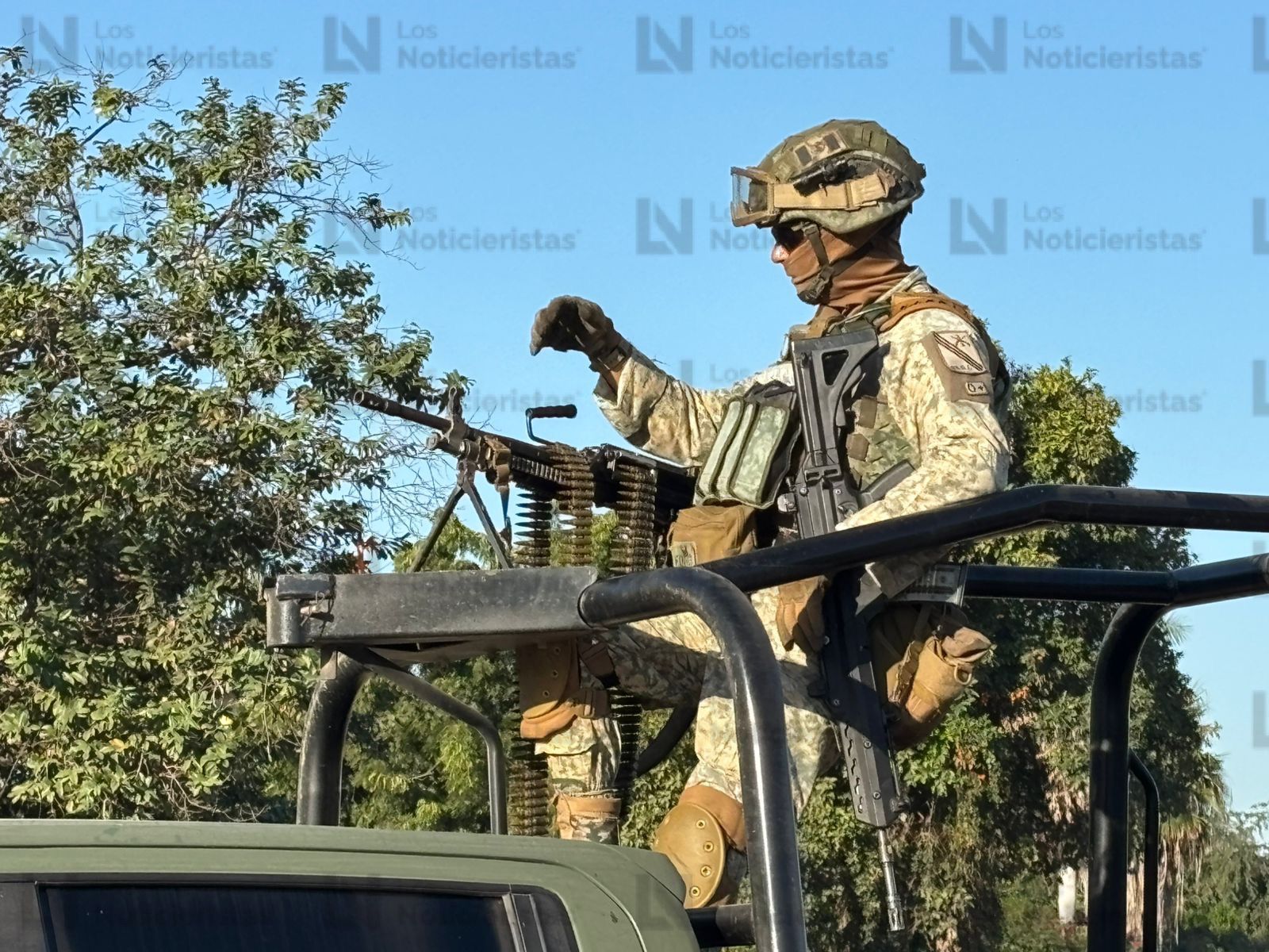 Los elementos del Ejército Mexicano fueron los primeros en llegar a la escena del crimen