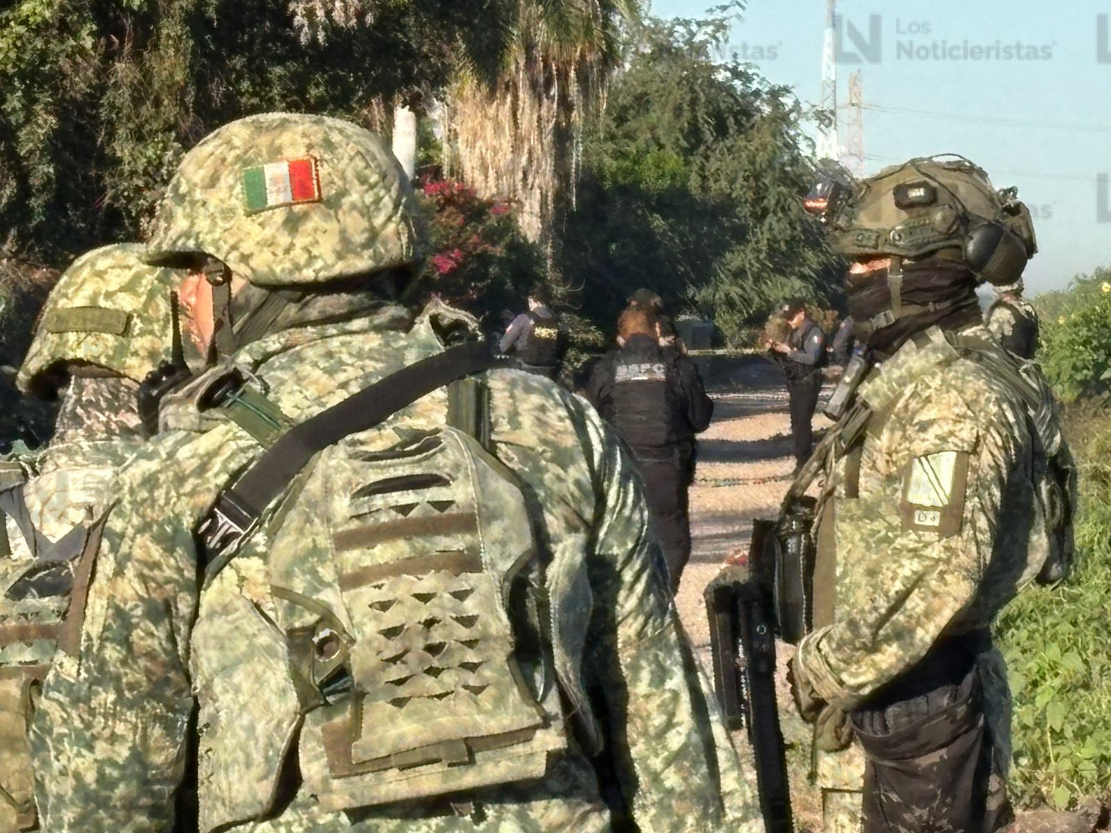 Los elementos del Ejército Mexicano fueron los primeros en llegar a la escena del crimen