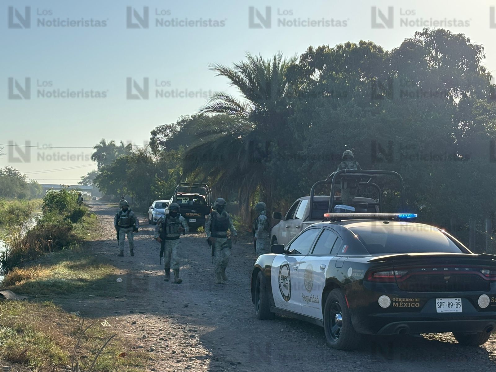 Los elementos del Ejército Mexicano fueron los primeros en llegar a la escena del crimen