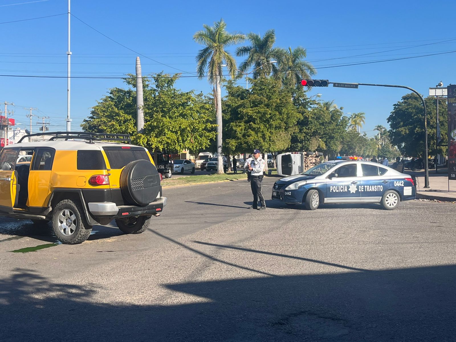 Pese a lo aparatoso del accidente no se presentaron lesionados de gravedad