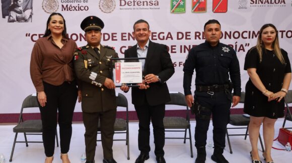 Ayuntamiento de Navolato reconoce al Grupo de Infantería por su labor en favor de la seguridad