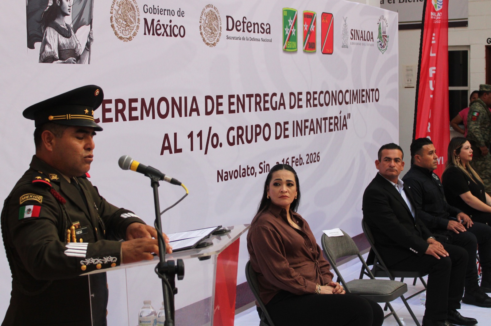 Presidente municipal de Navolato reconoce al Ejército Mexicano