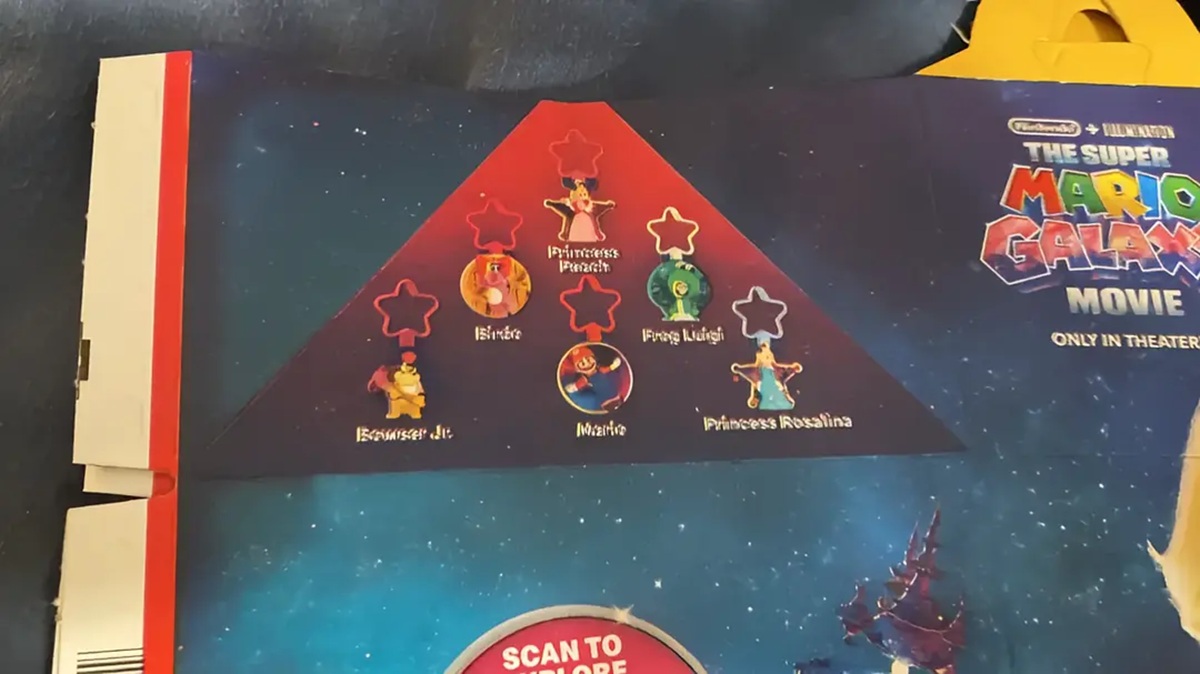 Se aproxima Cajita Feliz de Super Mario Galaxy 1