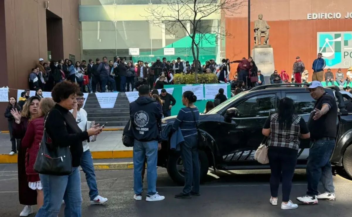 Se desata conflicto en Ciudad Judicial de CDMX