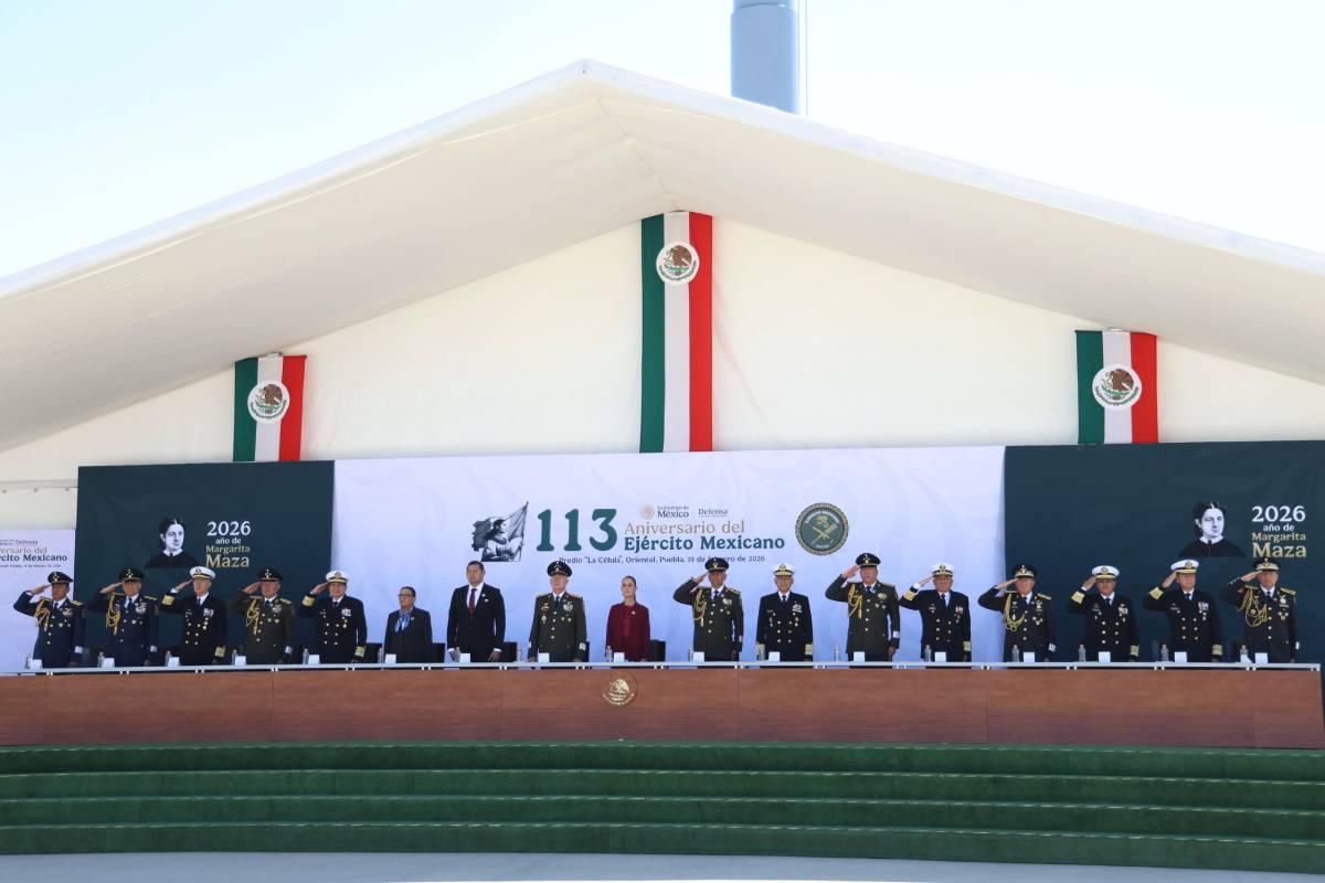 Sheinbaum reconoce al Ejército Mexicano en su 113 aniversario