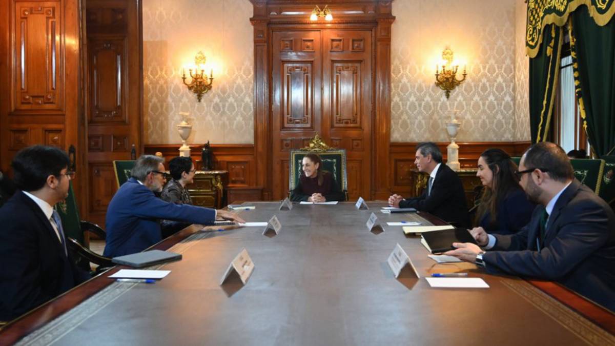 Sheinbaum se reúne con directora de S&P Global en Palacio Nacional para dialogar sobre IA y economía