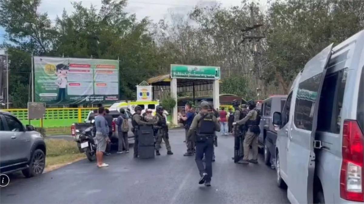 Tiroteo en escuela de Tailandia deja tres heridos; policía detiene al agresor
