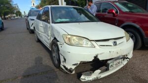 Accidente repartidos en Los Mochis