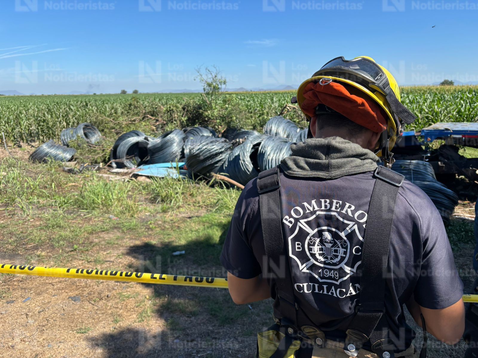 Accidente en la carretera Culiacán-Mazatlán a la altura de Pueblos Unidos