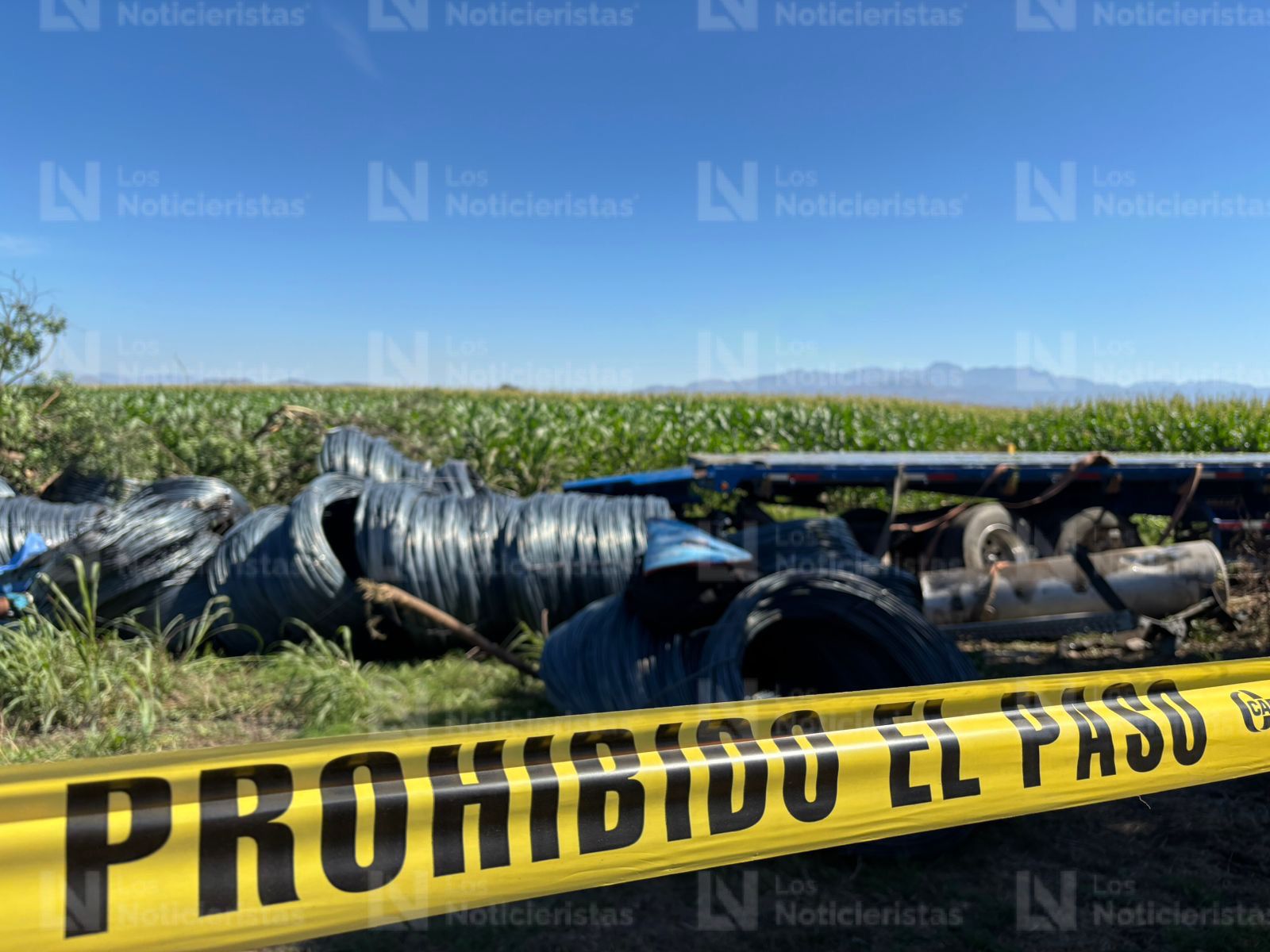 Accidente en la carretera Culiacán-Mazatlán a la altura de Pueblos Unidos