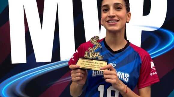 La sinaloense Andrea Félix brilla en la Liga Mexicana de Volibol profesional