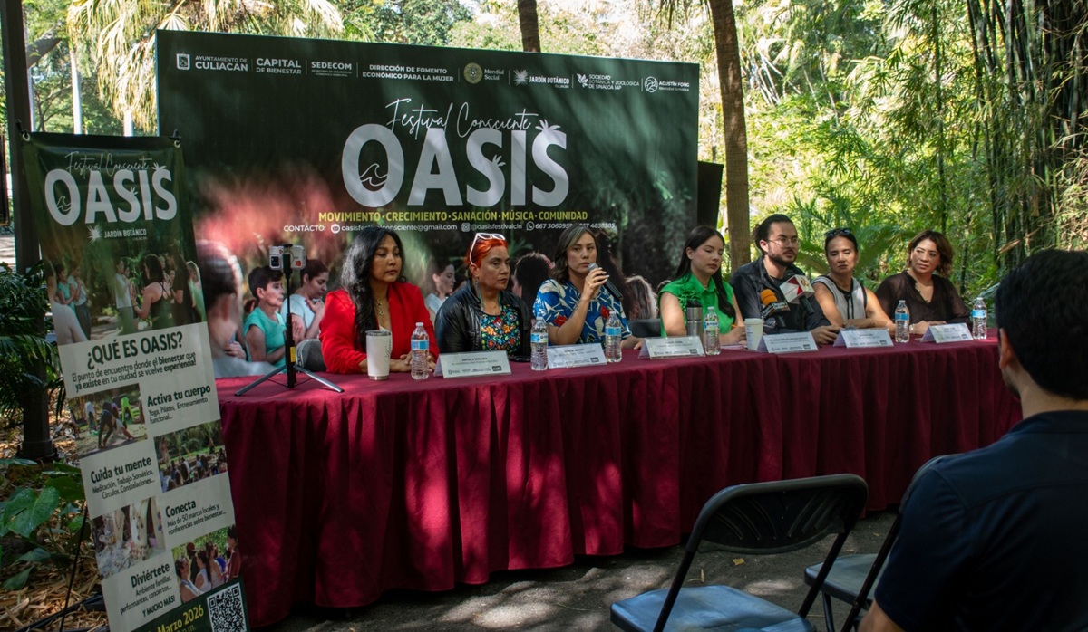 Anuncian el OASIS Festival Consciente en Jardín Botánico Culiacán