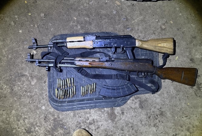 Armamento asegurado en Sinaloa