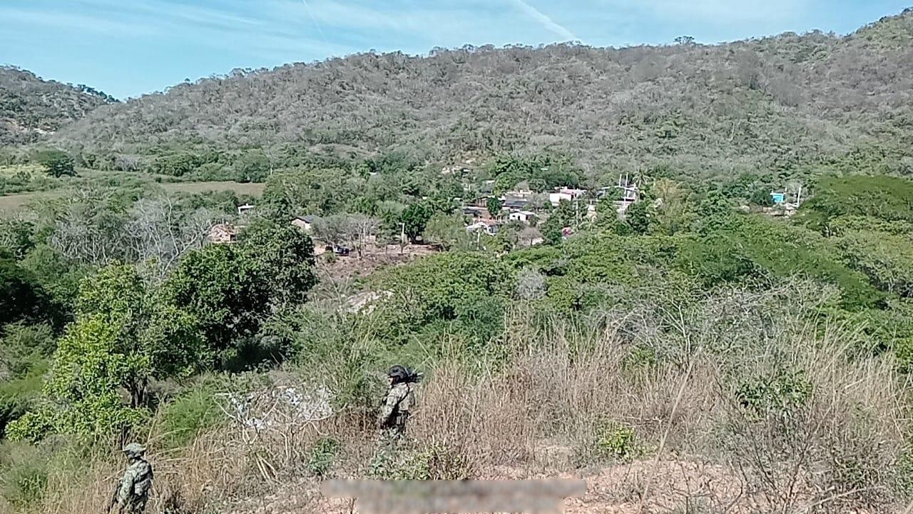 Operativo en el poblado El Verde, Concordia