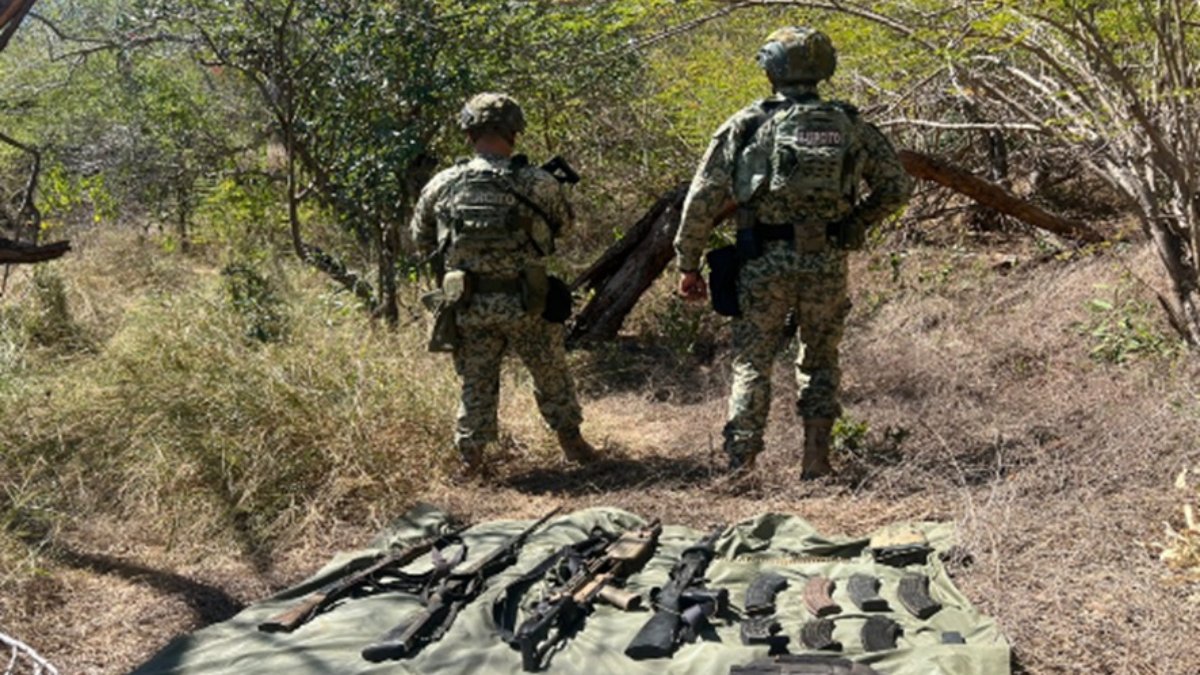 aseguran armas y detienen a un sujeto en operativos en mazatlan y escuinapa