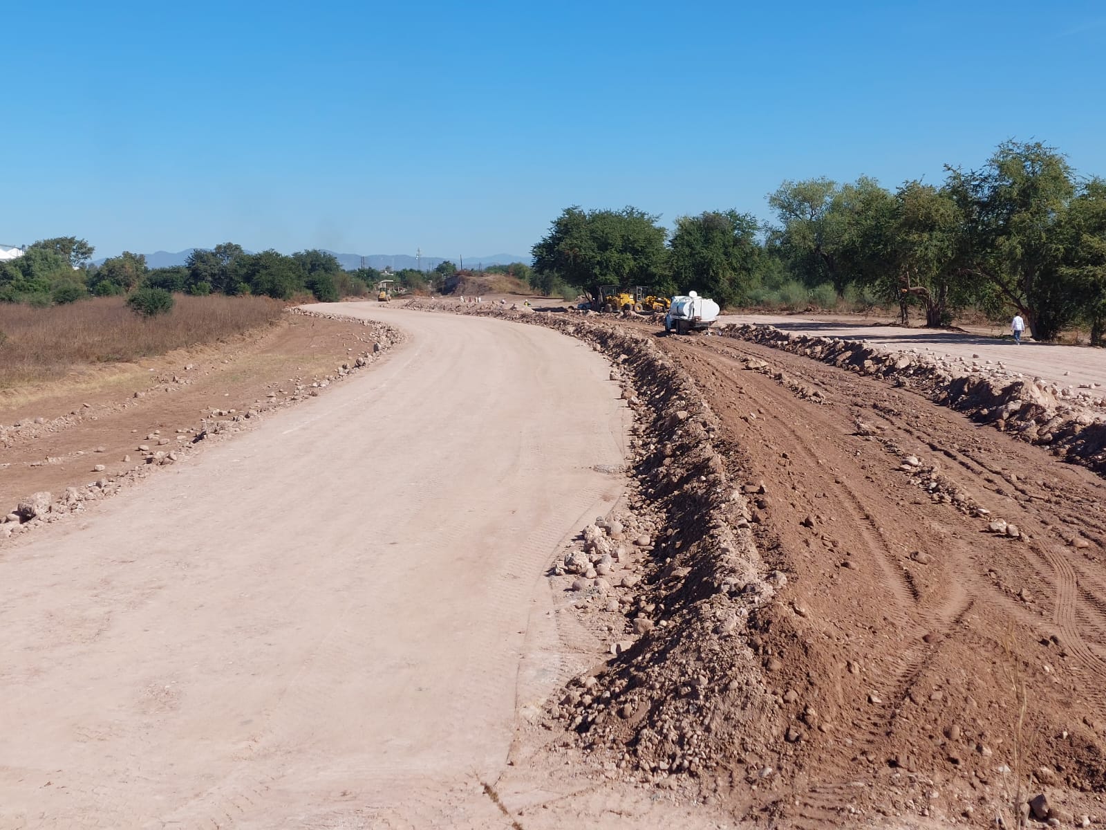 Obra del Malecón en Guamúchil