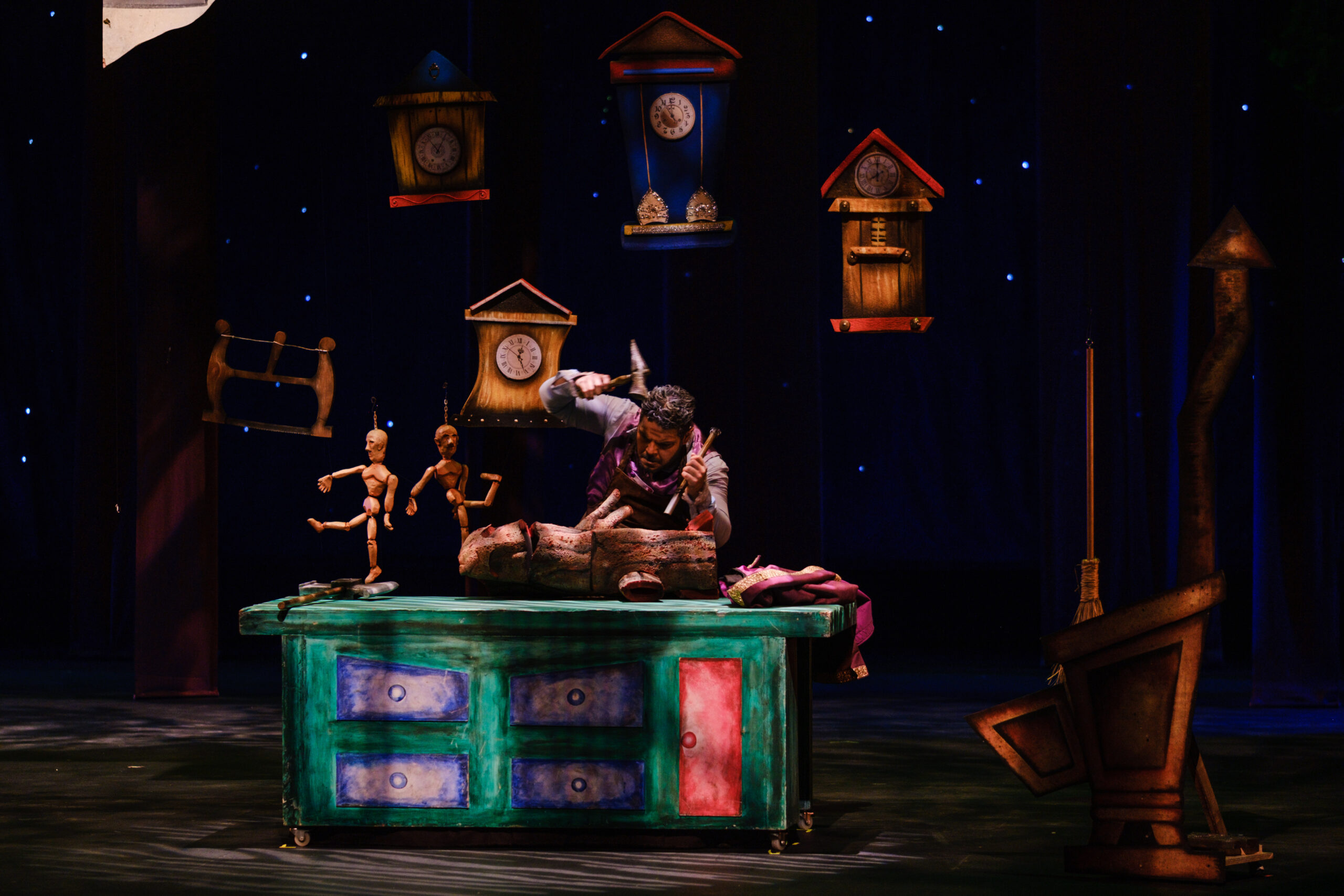 Aventuras de Pinocho cautiva al público en el Teatro Pablo de Villavicencio