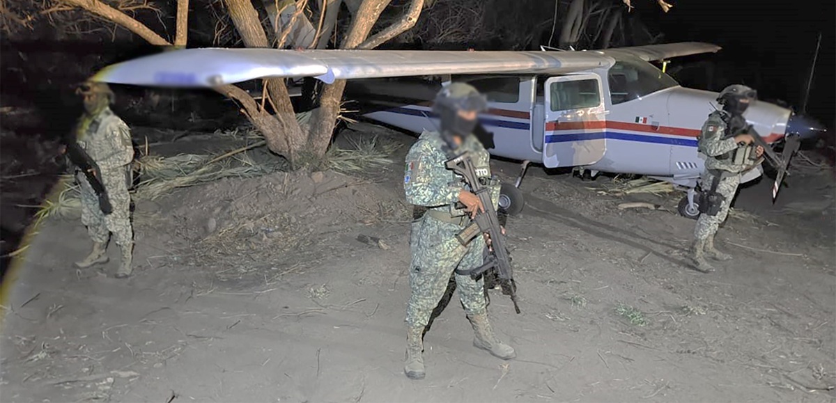 Avioneta decomisada en Oaxaca
