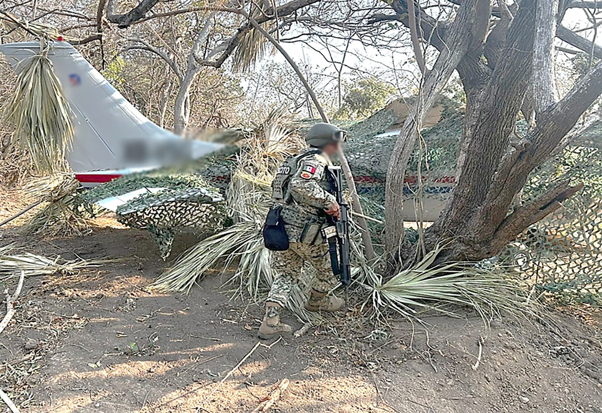 Avioneta decomisada en Oaxaca