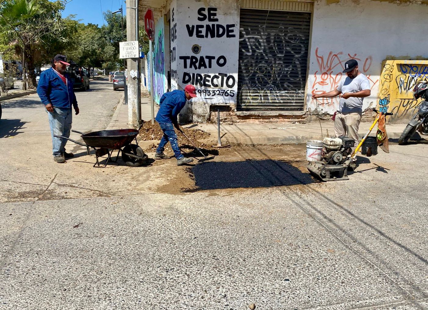 Activadas las cuadrillas para el programa de bacheo en Mazatlán