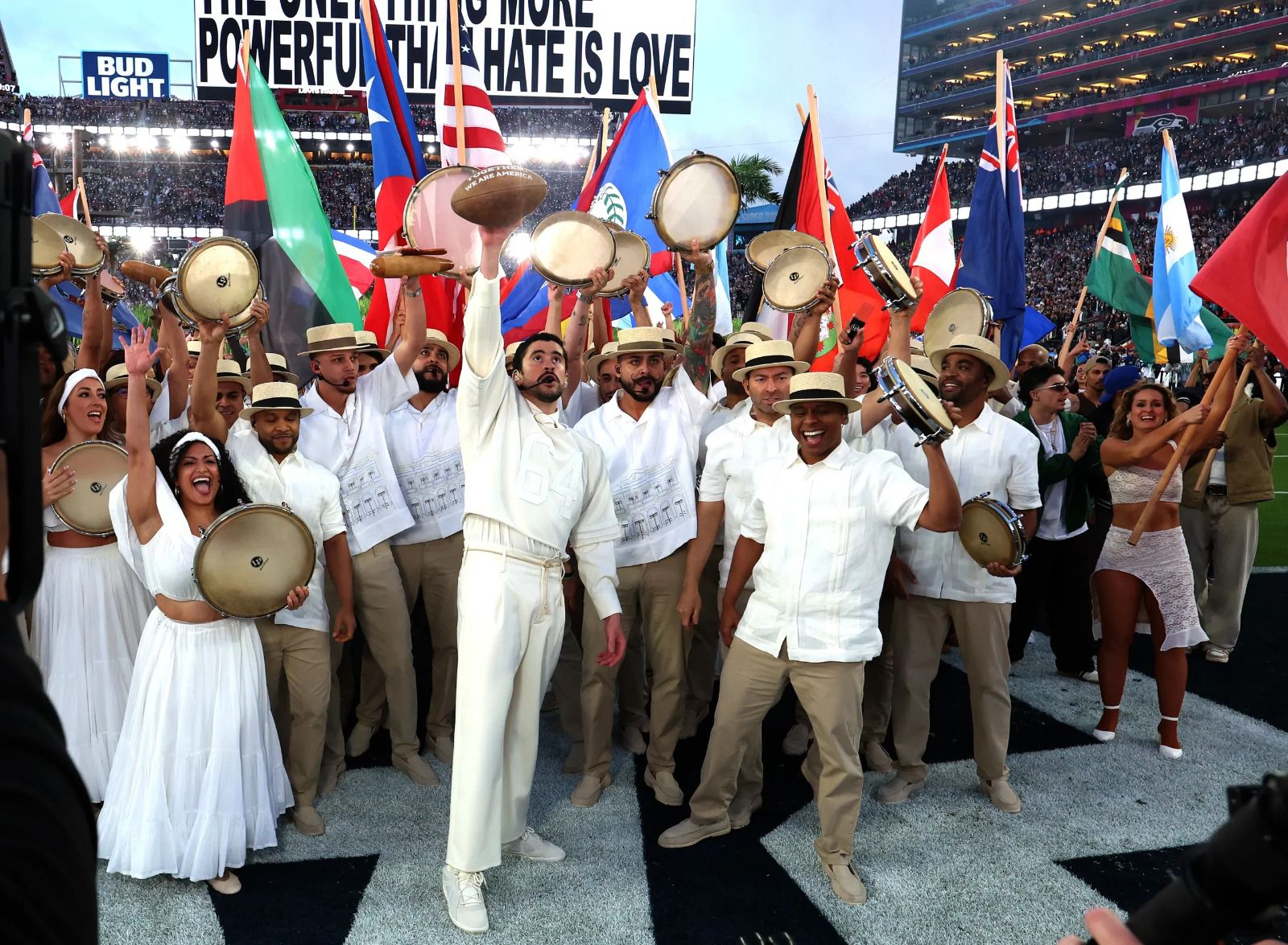 Bad Bunny en el Super Bowl