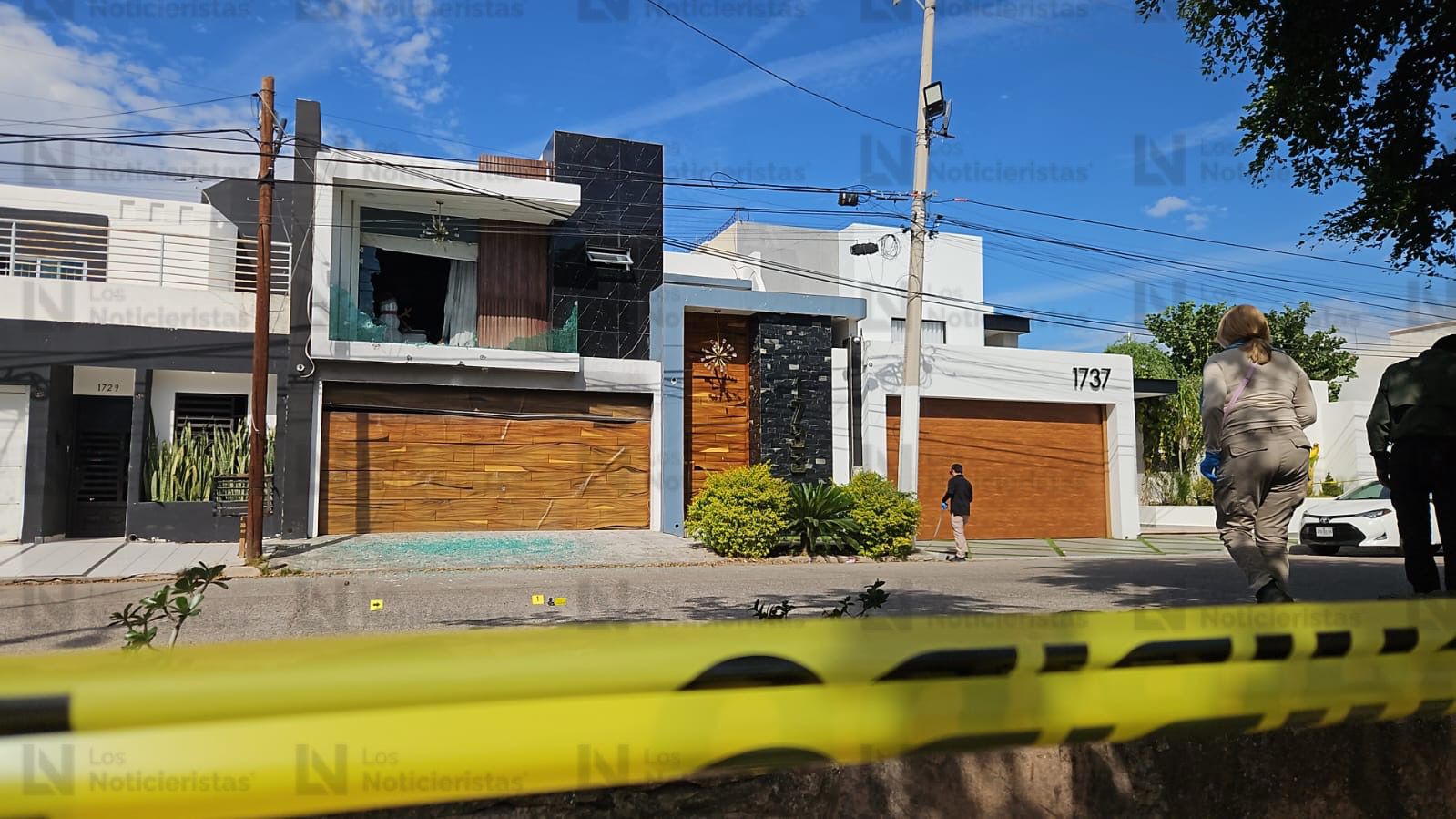 Tirotean residencia en La Campiña, en Culiacán
